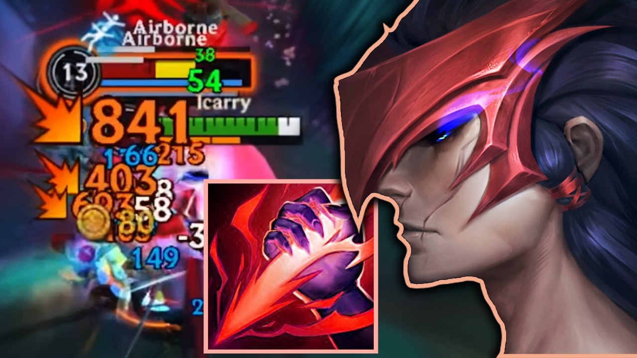 Wild Rift Yone Jungle Gameplay in Season 21 (Build & Runes) background