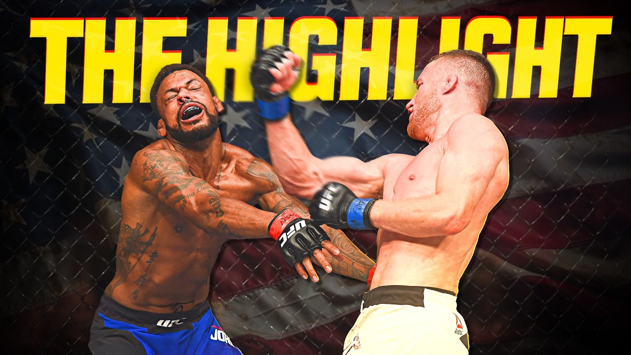 How Justin Gaethje Got His Name "The Highlight" background