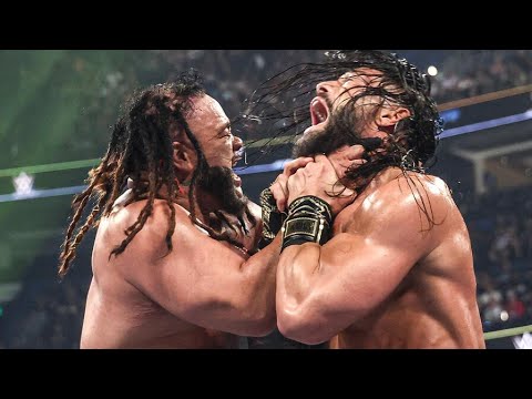 Retirement cancelled! Brock Lesnar returns and destroys Oba Femi background