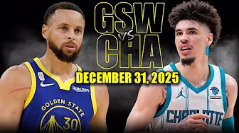Golden State Warriors vs Charlotte Hornets Full Game Highlights – December 31, 2025 | NBA Season