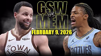 Golden State Warriors vs Memphis Grizzlies Full Game Highlights – February 9, 2026 | NBA Season