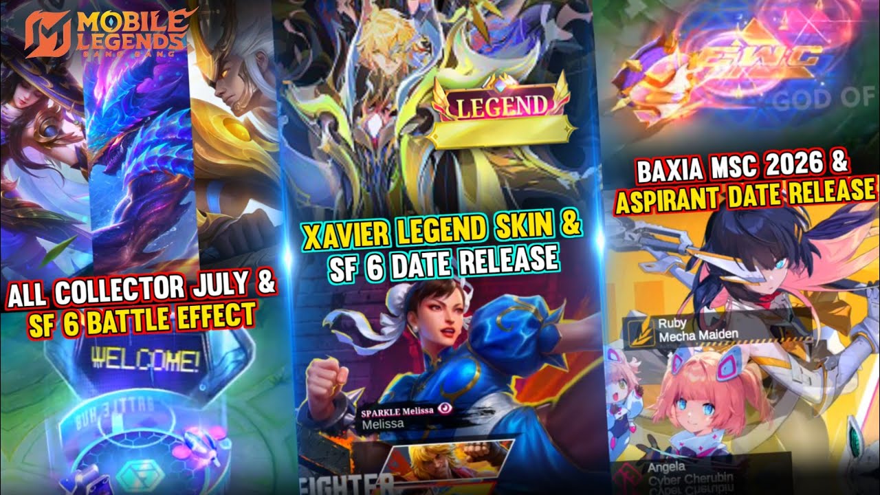 XAVIER LEGEND SKIN | REVEAL COLLECTOR JULY | STREET FIGHTER 6 X MLBB | ASPIRANT RESALE DATE EVENT