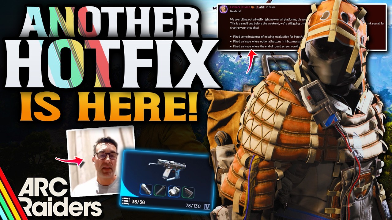 ARC Raiders New Hotfix! New Roadmap & Dev Answers!