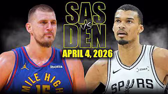 San Antonio Spurs vs Denver Nuggets Full Game Highlights – April 4, 2026 | NBA Season