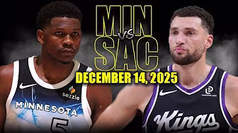 Minnesota Timberwolves vs Sacramento Kings Full Game Highlights – December 14, 2025 | NBA Season