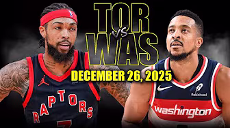 Toronto Raptors vs Washington Wizards Full Game Highlights – December 26, 2025 | NBA Season