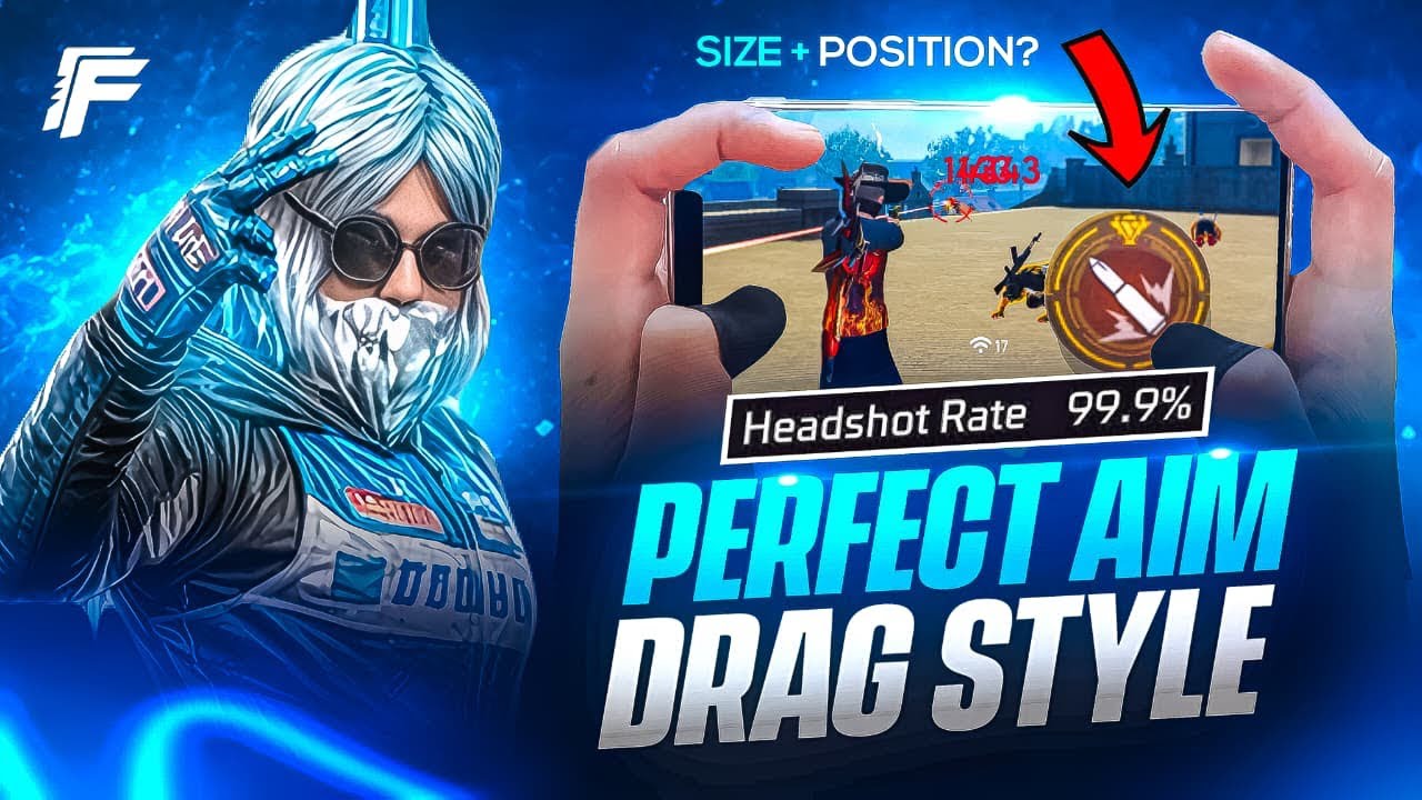 PERFECT AIM POSITION AND DRAG STYLE FOR PERFECT HEADSHOTS 🔥 | FREE FIRE SECRECT HEADSHOTS TRICK 💀