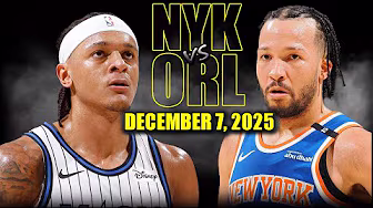 New York Knicks vs Orlando Magic Full Game Highlights – December 7, 2025 | NBA Season