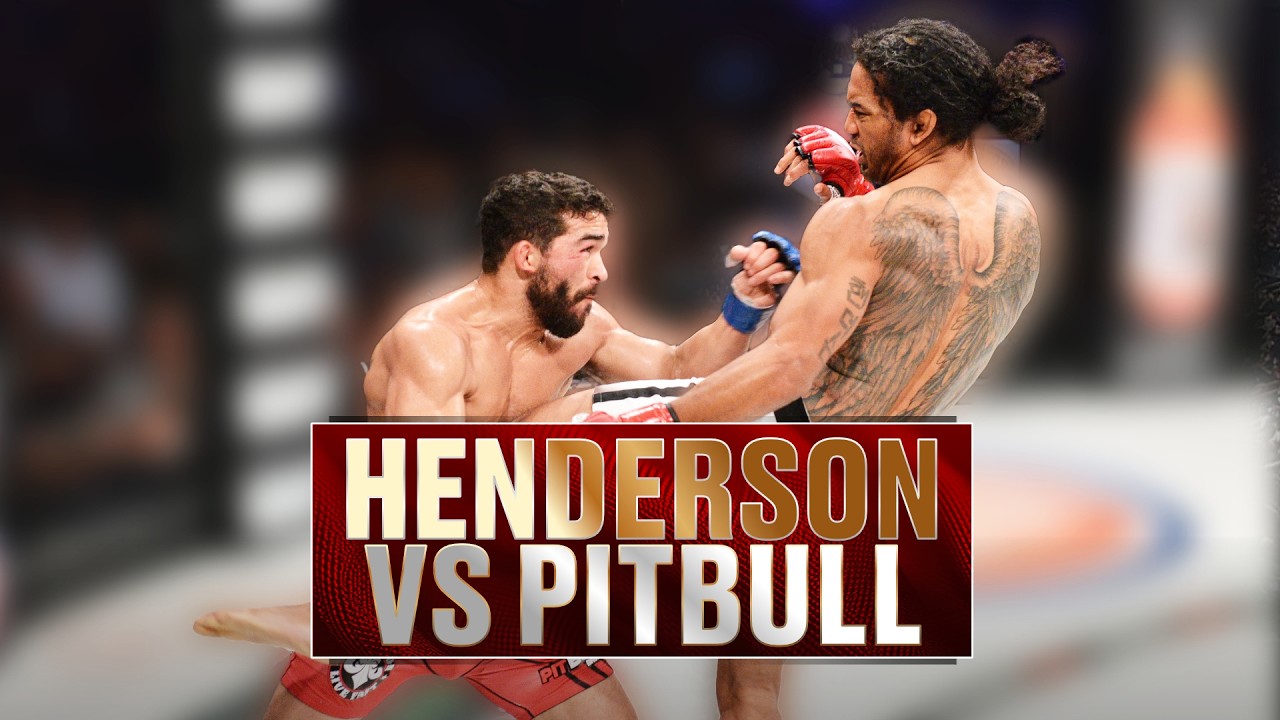 LEG INJURY STOPS THE FIGHT! | Benson Henderson v Patrício Pitbull | UNEXPECTED STOPPAGE | Full Fight background