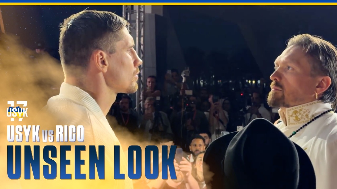 EXCLUSIVE LOOK 🤩 USYK vs RICO | FACE TO FACE