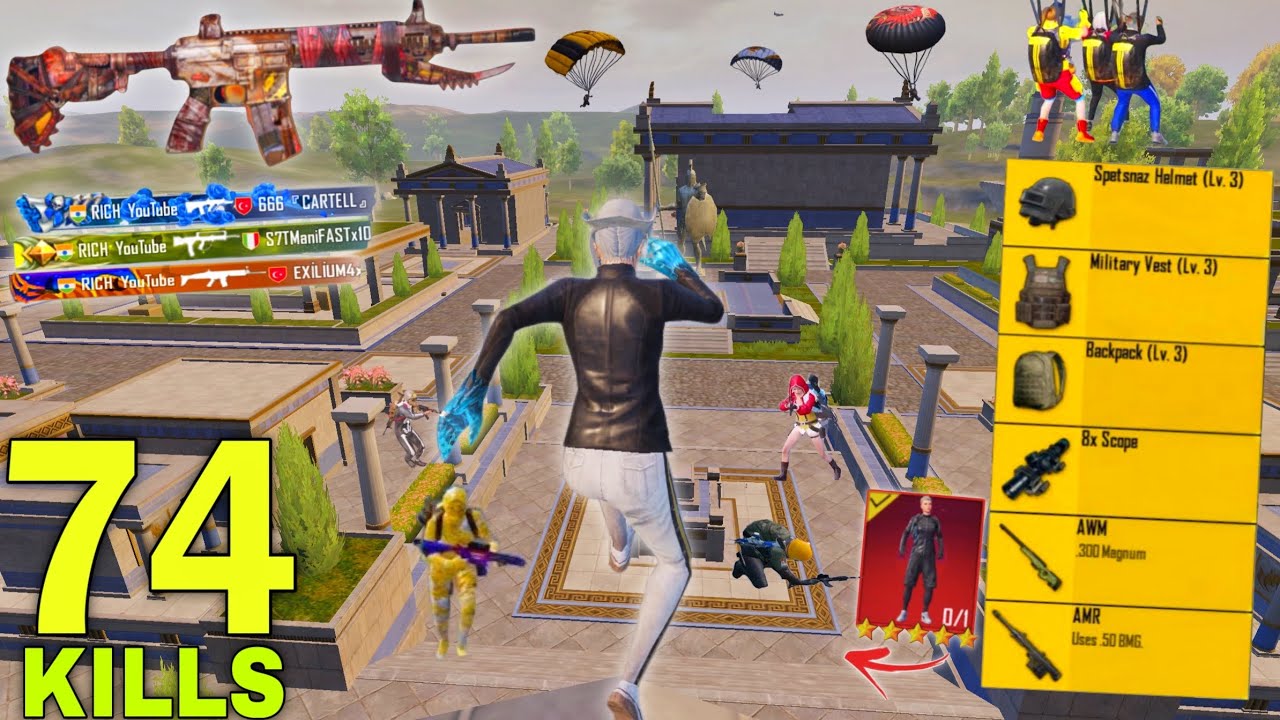 74 Kills🔥 IN 20 MINUTES NEW HARDEST GAMEPLAY 🥵 Pubg mobile