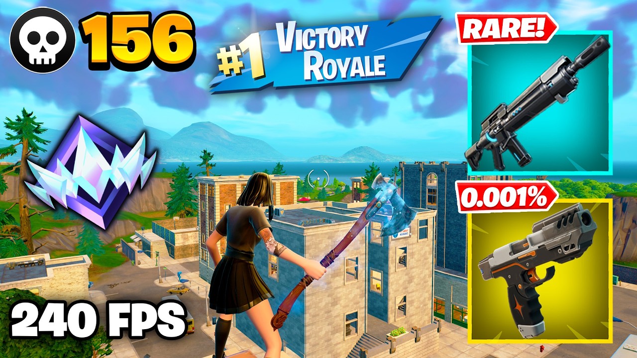 156 Elimination "RANKED RELOAD" Gameplay Wins (Fortnite Chapter 7 Keyboard & Mouse)