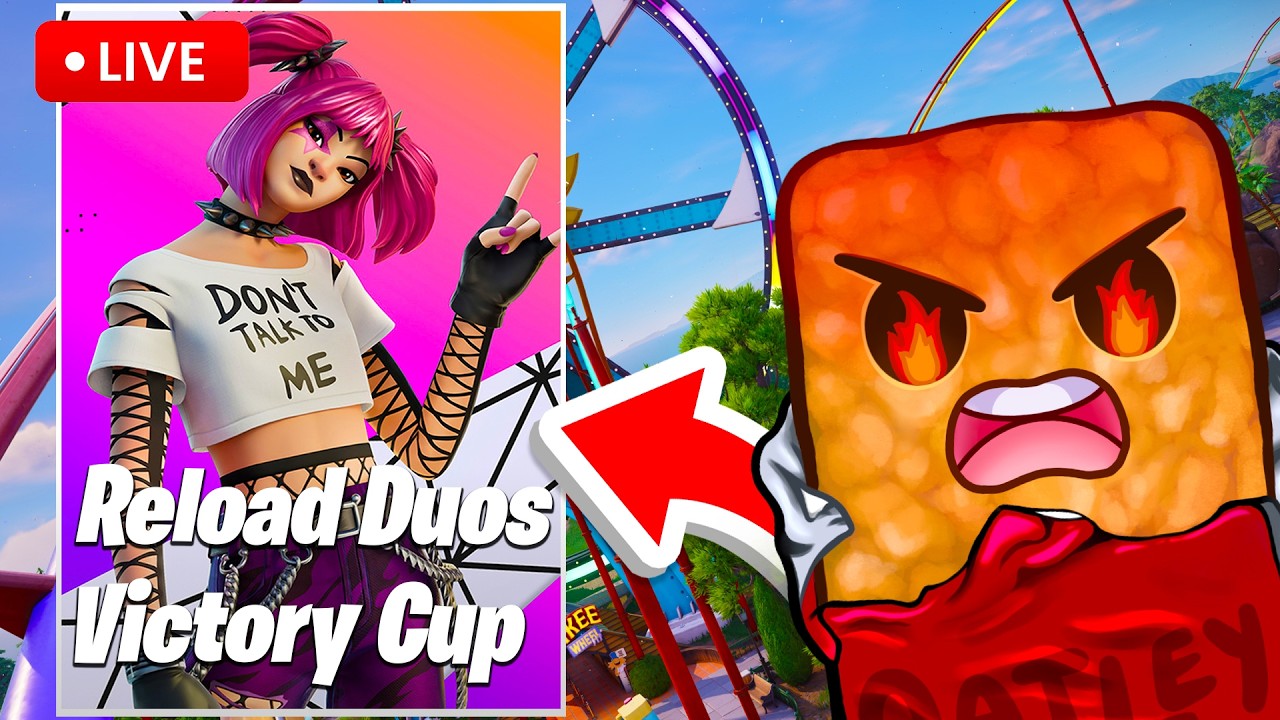 🔴LIVE - RELOAD DUO VICTORY CUP (Fortnite) background