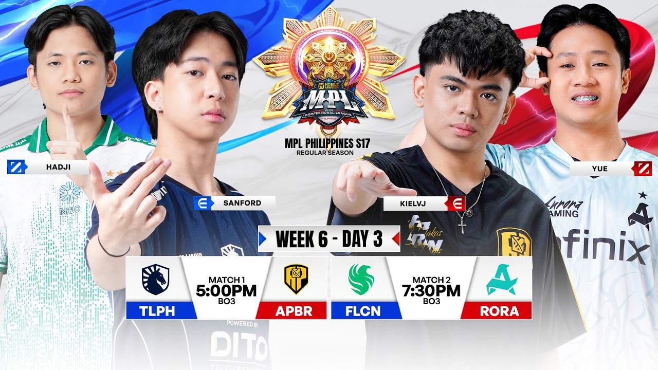 🔴 LIVE | MPL PH S17 | ENGLISH - Week 6 Day 3