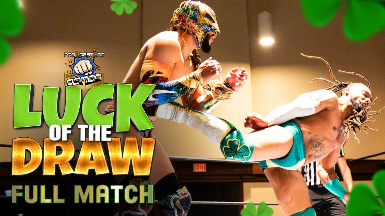 Rey Fury vs Jake St. Patrick, PWA All-Star Title | LUCK OF THE DRAW 2 (FULL MATCH) background