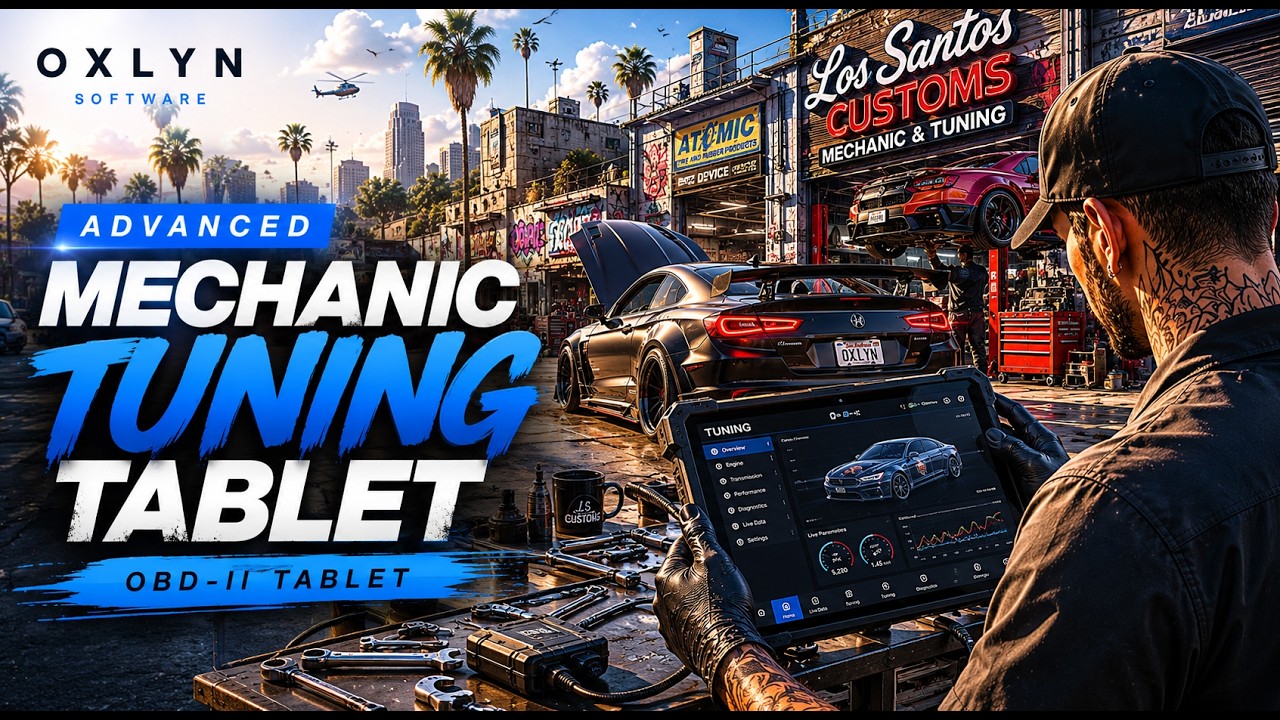 FiveM Script | Advanced Mechanic Tablet Tuning ๐ ๏ธ | ESX, QBCore & QBOX