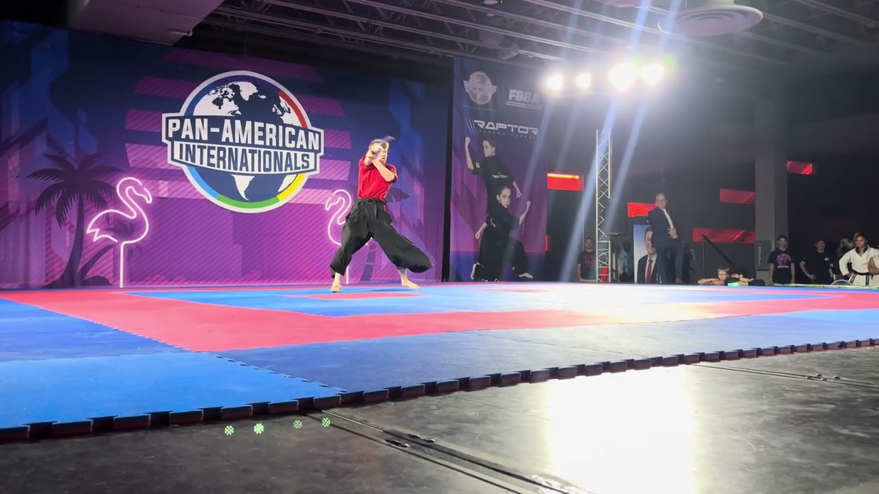 Adomas Rackauskas 14-17 Boys Weapons Overall Grand Championship - Pan American Internationals 2026 background