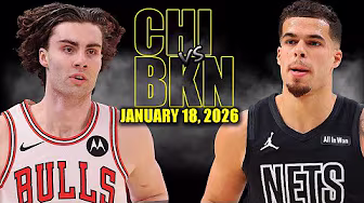 Chicago Bulls vs Brooklyn Nets Full Game Highlights - January 18, 2026 | NBA Season