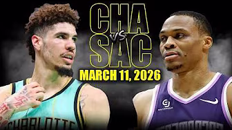 Charlotte Hornets vs Sacramento Kings Full Game Highlights – March 11, 2026 | NBA Season