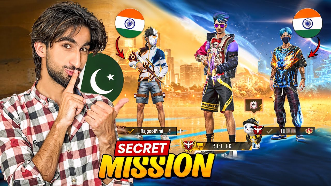 I Went To India On A Secret Mission🤫- Garena Free Fire