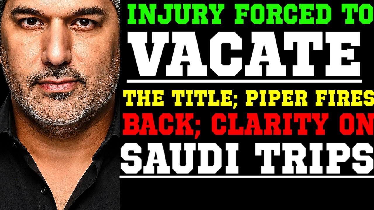 WWE News! Latest Update on Saudi Arabia Visits! Champion Forced to Vacate Title! AEW Dynamite Review background