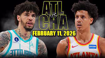 Atlanta Hawks vs Charlotte Hornets Full Game Highlights – February 11, 2026 | NBA Season