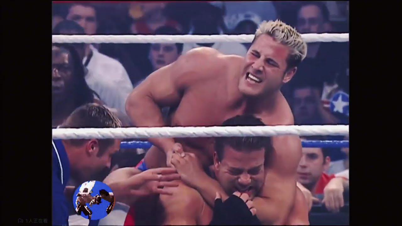 John Cena vs Rob Van Dam vs Rene Dupree vs Booker T Great American Bash 2004 Highlights