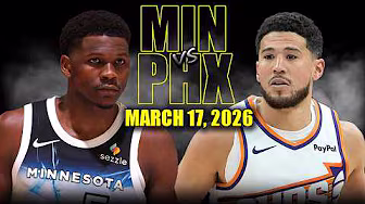 Minnesota Timberwolves vs Phoenix Suns Full Game Highlights – March 17, 2026 | NBA Season