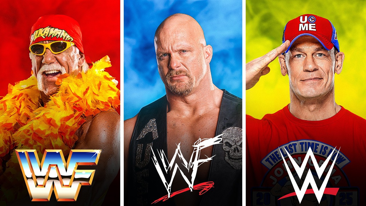 The GOAT of EVERY WWE Era (1984-2026) background
