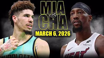 Miami Heat vs Charlotte Hornets Full Game Highlights – March 6, 2026 | NBA Season