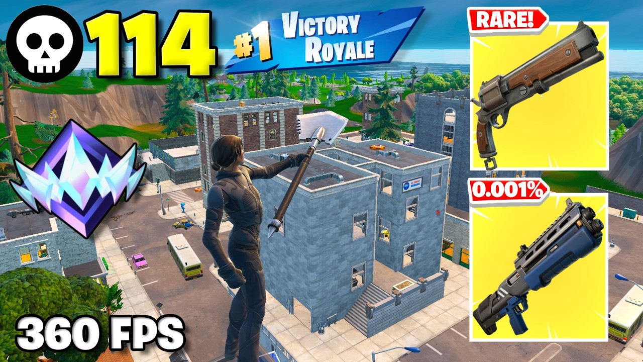 114 Elimination "RANKED RELOAD” Solo Gameplay Wins (Fortnite Chapter 7 PS5 Controller)