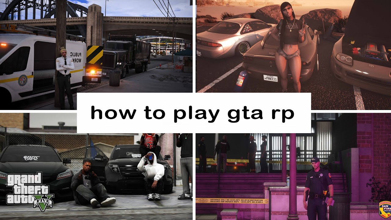 How To Play GTA 5 RP | Beginners FiveM Tutorial ♡ background