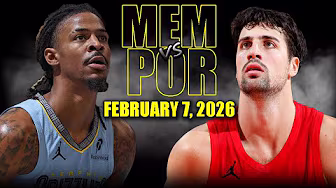 Memphis Grizzlies vs Portland Trail Blazers Full Game Highlights – February 7, 2026 | NBA Season