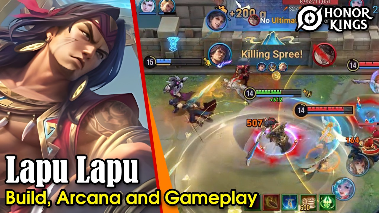 Honor of Kings Lapu Lapu Build, Arcana and Gameplay - Roaming
