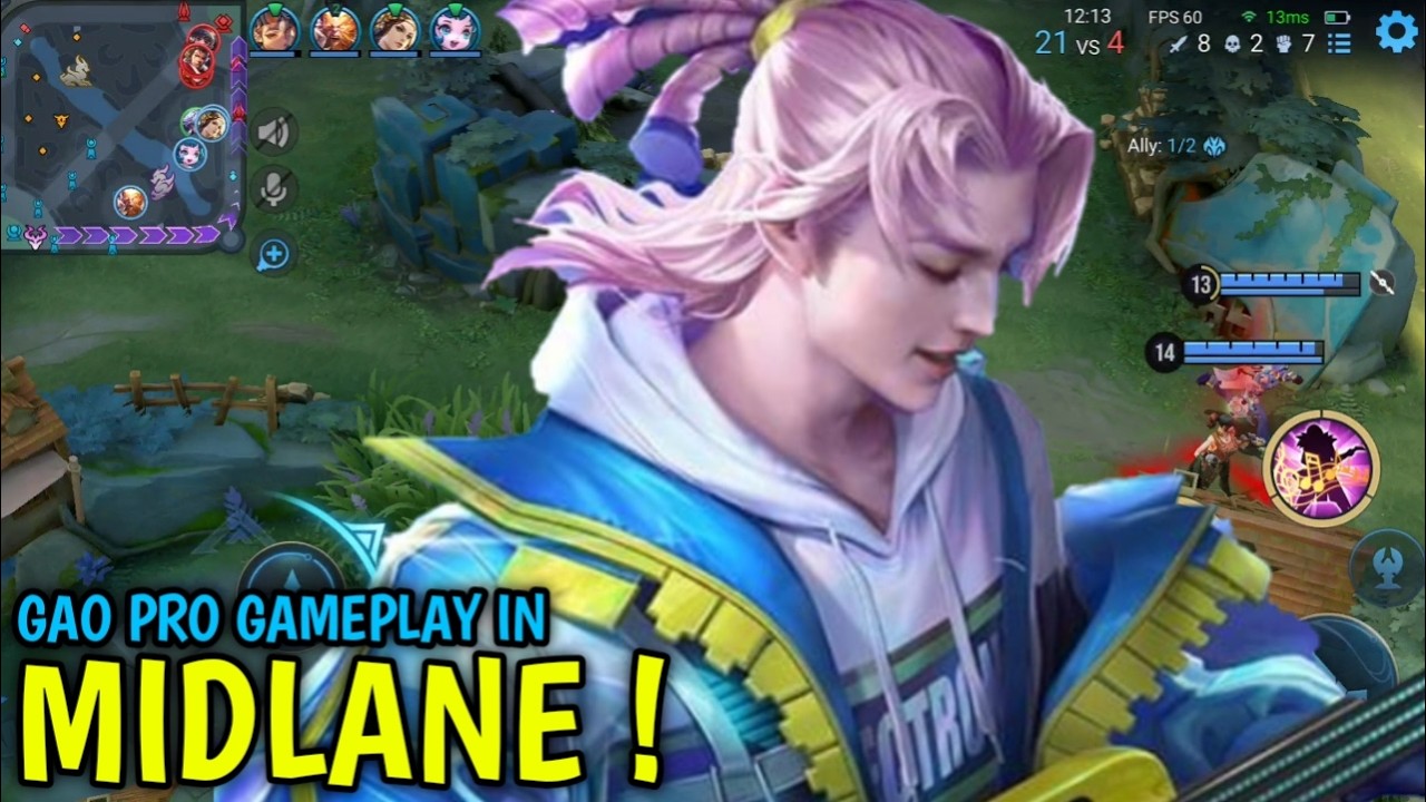 Honor Of Kings : Garo Pro Gameplay In MidLane | Strong And Broken Build Garo - HOK