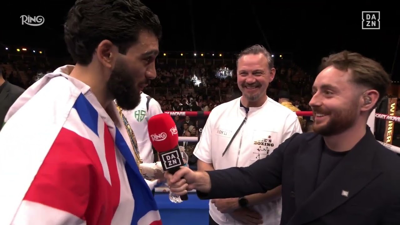 Hamzah Sheeraz Moments After Becoming World Champion | INTERVIEW background