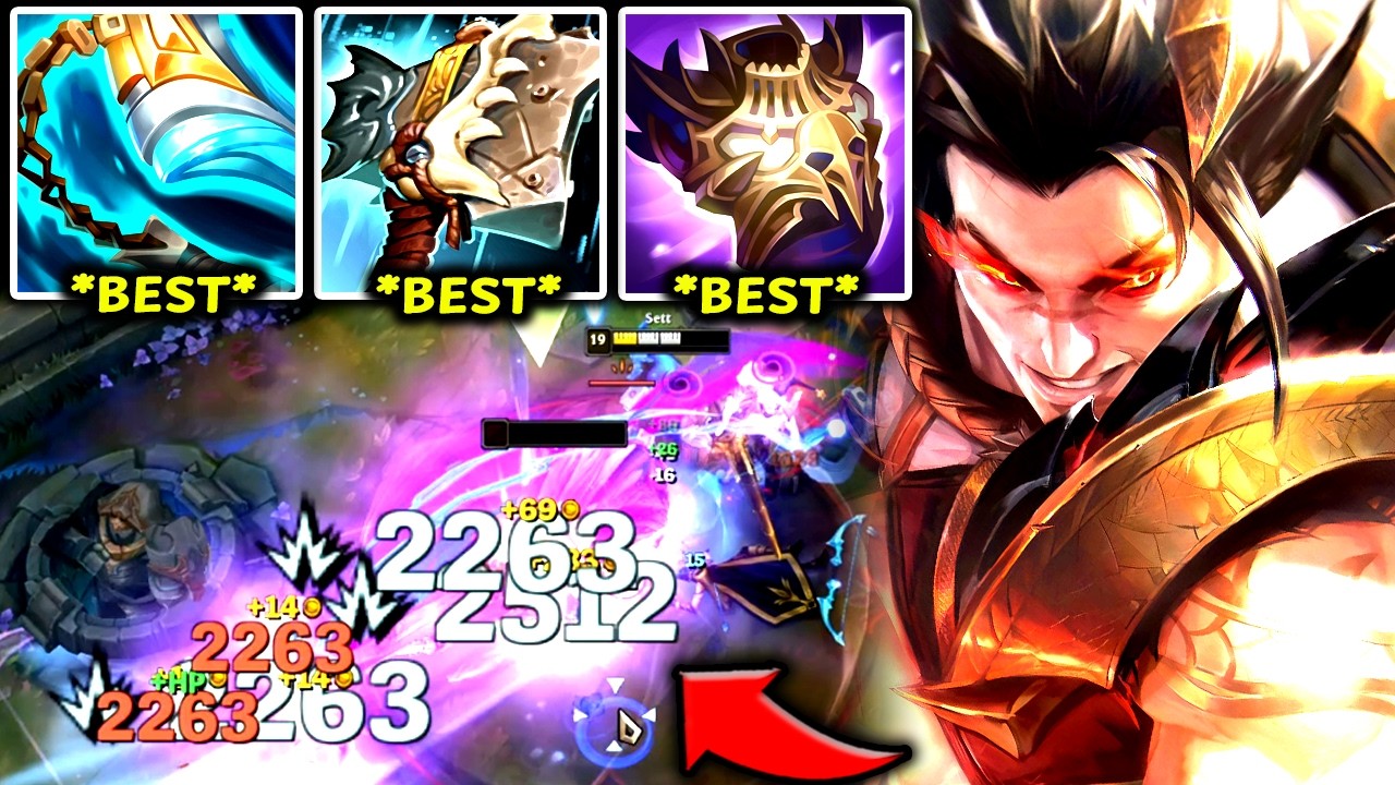 SETT TOP MOST BROKEN 1V5 I'VE EVER DONE (1V9 A LOST GAME) - 2026 Sett TOP Gameplay Guide