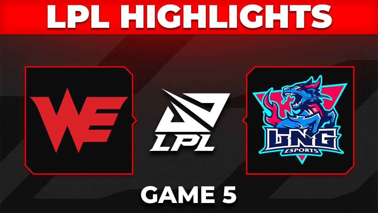 WE vs LNG Highlights Game 5 | LPL 2026 Split 2 Playoffs | Team WE vs LNG Esports