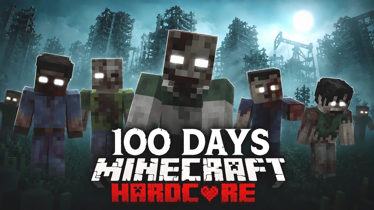 I Survived 100 Days On a Zombie Island in Minecraft Hardcore (Hindi)