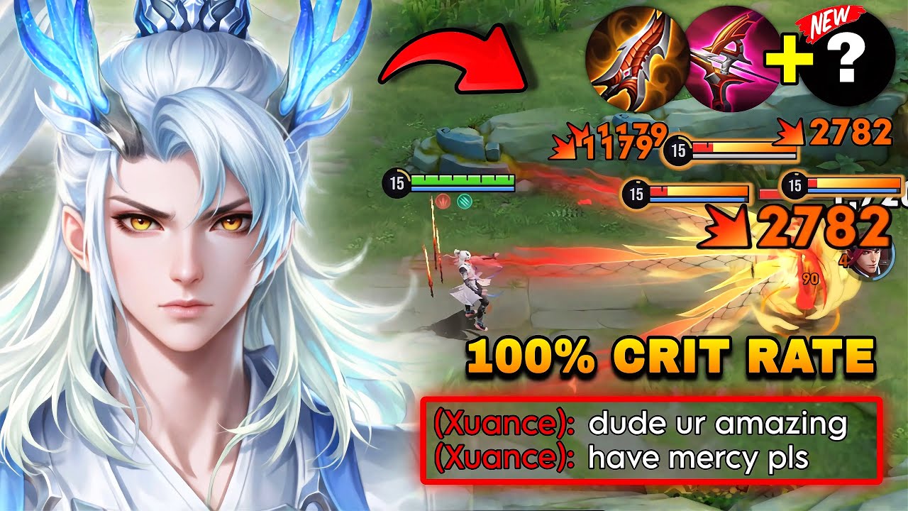 TOP 1 LOONG/AO YIN 100% CRIT RATE BUILD DOMINATING IN 100 STARS GRANDMASTER! | HONOR OF KINGS