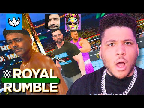 I Put 30 WWE Content Creators In a 2K26 Royal Rumble!