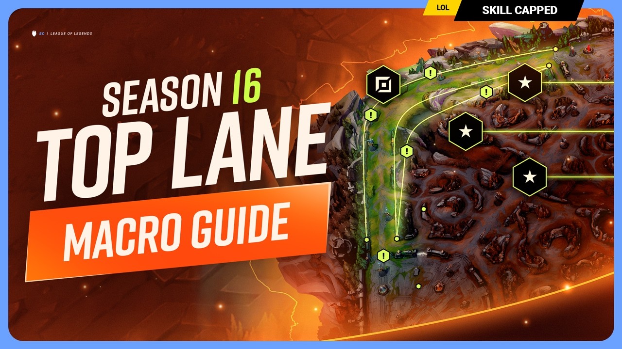 The ONLY Top Lane MACRO Guide You NEED For Season 16! background