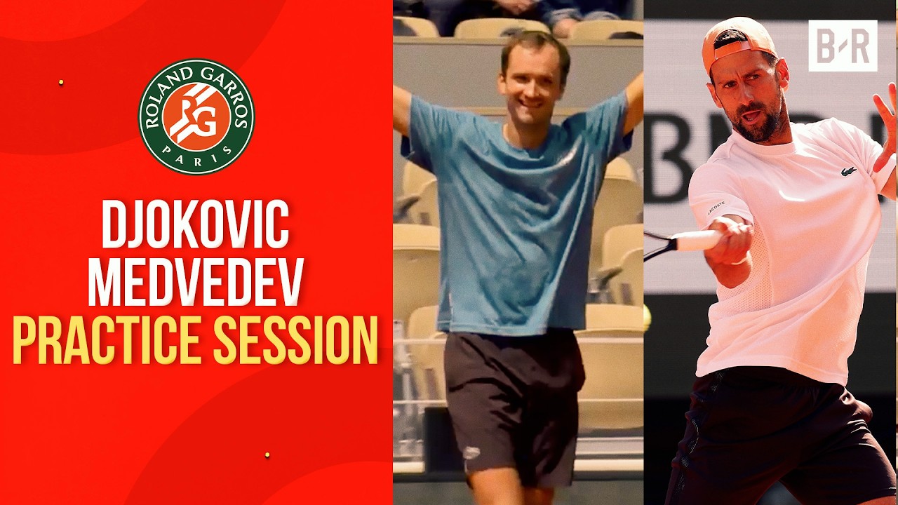 Novak Djokovic, Daniil Medvedev Best Practice Points | Roland-Garros 2026 background