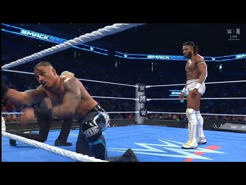 Carmelo Hayes Vs Trick Williams _ WWE Smackdown 22 May 2026 background