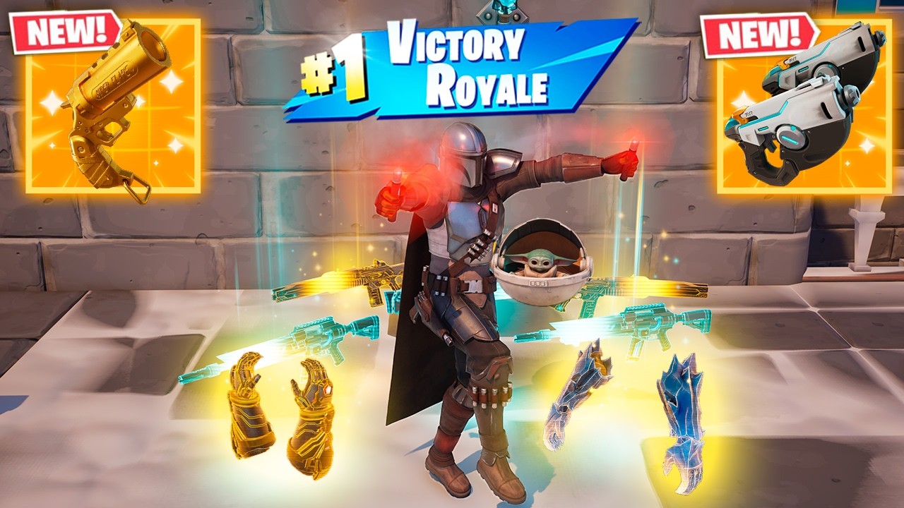 MANDALORIAN vs NEW MYTHIC'S CHALLENGE (NEW!! Fortnite Chapter 7 Season 2)