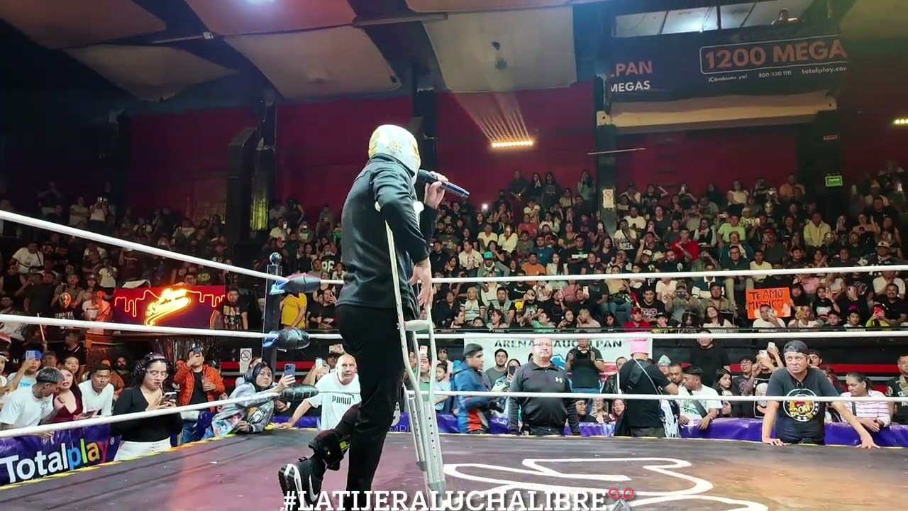 Místico se presenta en la Arena Naucalpan, pero no puede luchar 2026-05-23 21:47 background