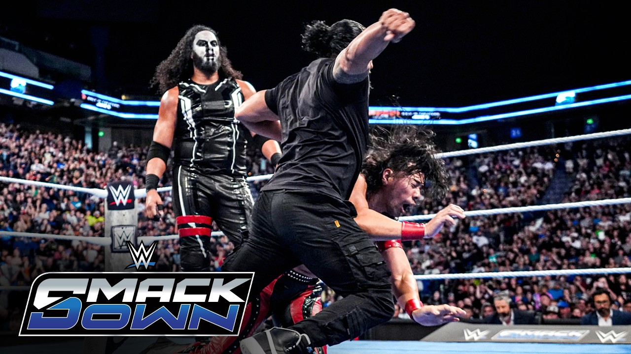 Tama Tonga drops Shinsuke Nakamura after Talla Tonga’s win: SmackDown highlights: May 22, 2026 background