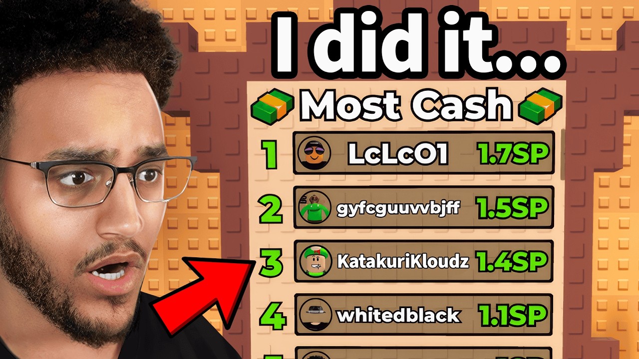 I Got on TOP Leaderboards in Kick a Lucky Block!