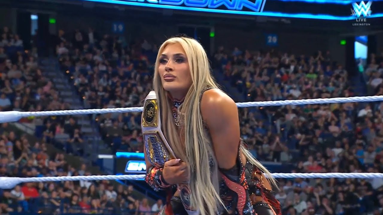 (1/2) Tiffany Stratton's Open Challenge: SmackDown May 22 2026 background
