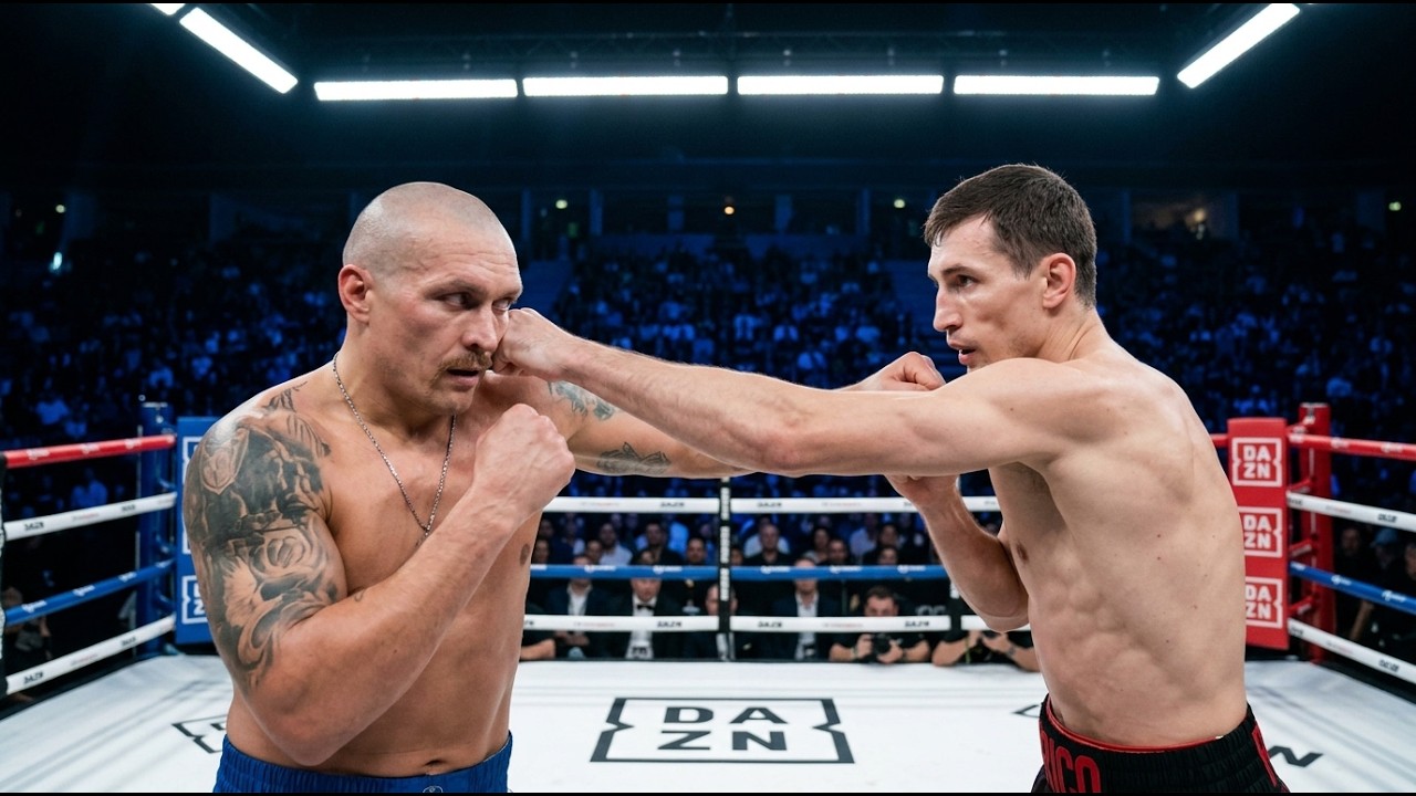 FULL FIGHT: Usyk vs Rico Verhoeven – Explosive Boxing vs Kickboxing Simulation With Brutal Ending! background